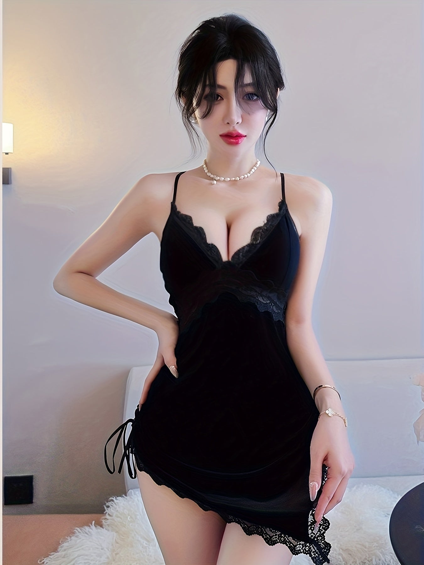 sexy lace teddy lingerie set