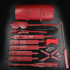 Premium SM Selection - Adult Flirting Products, Erotic Passion Stimulators, Couples Bedroom Essentials, Includes Red Lingerie, Whip, Chains, and More, Bedroom Accessories | Intimate Accessory | Durable Lingerie for Couples