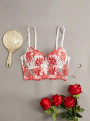 Unique Design Exquisite Charming Sensual Elegant Flower Lace Bra Womens Lingerie