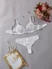 Unique Design Comfortable Floral Print Lace and Mesh Mature Women Sexy Revealing Lingerie