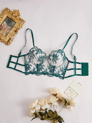 Unique Design Exquisite Charming Sensual Elegant Flower Lace Bra Womens Lingerie